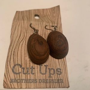 Wood Earrings / Cut Ups / Designed by Brothers Dressler